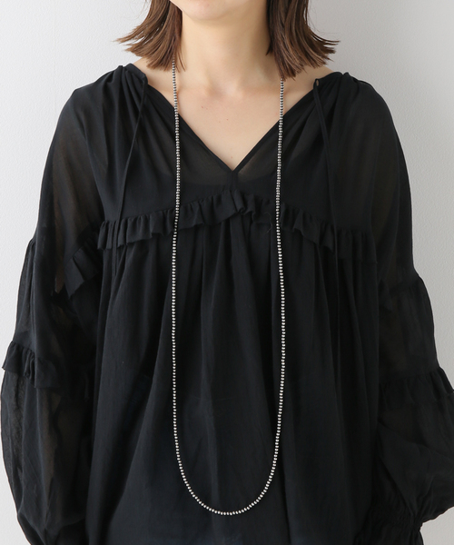 plage(プラージュ)の「【ERICKA NICOLAS BEGAY/エリッカ ニコラス ビゲイ】 4MM/140/O ネックレス(ネックレス・レディース・シルバー系その他・FREE)」の11枚目の写真