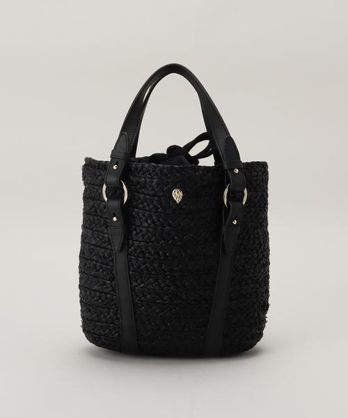 Helen Kaminski（ヘレンカミンスキー）の「≪一部店舗+WEB限定≫【HELEN KAMINSKI/ヘレン カミンスキー】 PINIMIL S BRIDLE（かごバッグ・レディース・ベージュ/ブラック・FREE）」の2枚目の写真