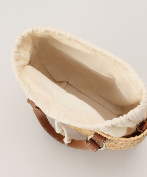 Helen Kaminski（ヘレンカミンスキー）の「≪一部店舗+WEB限定≫【HELEN KAMINSKI/ヘレン カミンスキー】 PINIMIL S BRIDLE（かごバッグ・レディース・ベージュ/ブラック・FREE）」の10枚目の写真