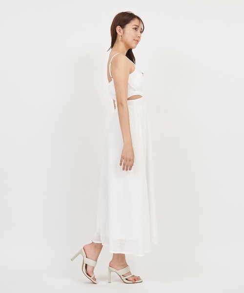 【新品】 Party♡シアーチェックカットアウトキャミワンピース ROYAL PARTY（ロイヤルパーティー）の「シアーチェックカット