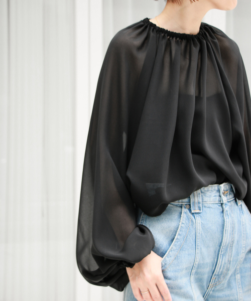 Sheer ブラウス（シャツ/ブラウス）｜Deuxieme Classe（ドゥーズィエム