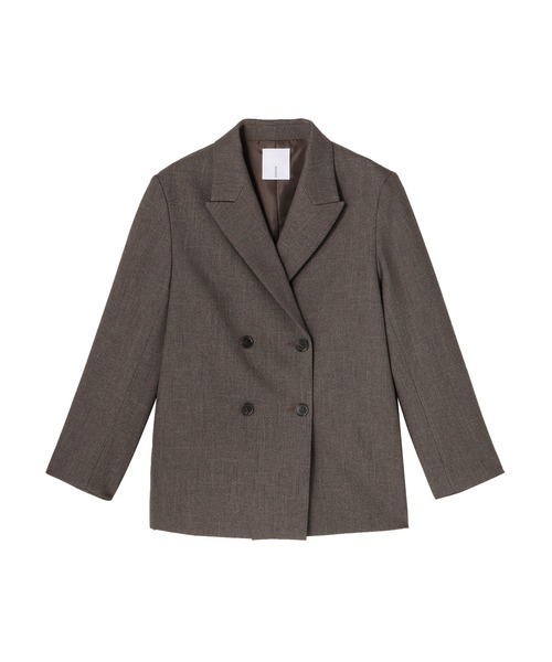 MECRE(メクル)の「ダブルブレストツィードジャケット(テーラードジャケット・レディース・ブラウン/グレー・S/M)」の22枚目の写真