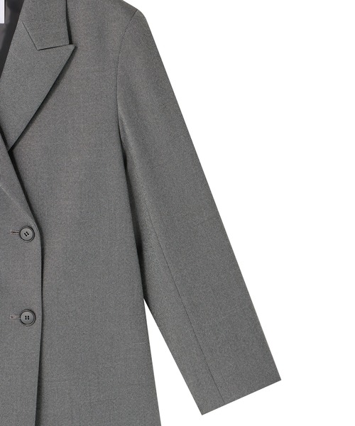 MECRE(メクル)の「ダブルブレストツィードジャケット(テーラードジャケット・レディース・ブラウン/グレー・S/M)」の15枚目の写真