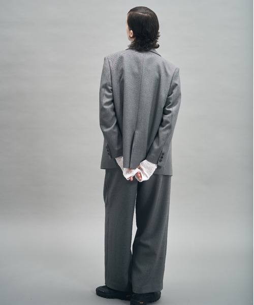 MECRE(メクル)の「ダブルブレストツィードジャケット(テーラードジャケット・レディース・ブラウン/グレー・S/M)」の10枚目の写真