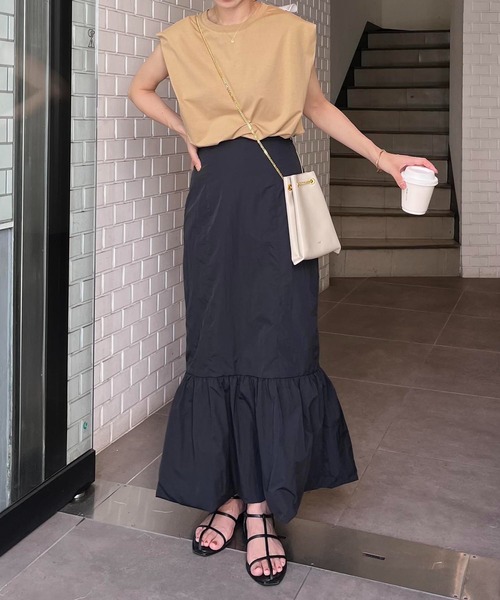 CAPRICIEUX LE'MAGE（カプリシューレマージュ）の「裾バルーンスカート