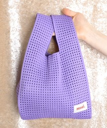 Mayree（メイリー）の「【float】カラバリ ニット編み風 ミニトートバッグ【9色展開】（トートバッグ）」