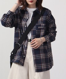 FUNALIVE | Plaid long sleeve flannel shirt / チェック柄長袖ネルシャツ unisex(シャツ/ブラウス)