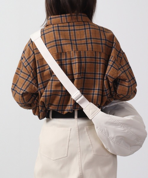 FUNALIVE（ファンアライブ）の「Plaid long sleeve flannel shirt / チェック柄長袖ネルシャツ unisex（シャツ/ブラウス・メンズ・ベージュ系/グリーン系/ブルー系/レッド系/ブラウン系・F）」の13枚目の写真