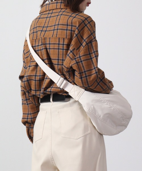 FUNALIVE（ファンアライブ）の「Plaid long sleeve flannel shirt / チェック柄長袖ネルシャツ unisex（シャツ/ブラウス・メンズ・ベージュ系/グリーン系/ブルー系/レッド系/ブラウン系・F）」の12枚目の写真