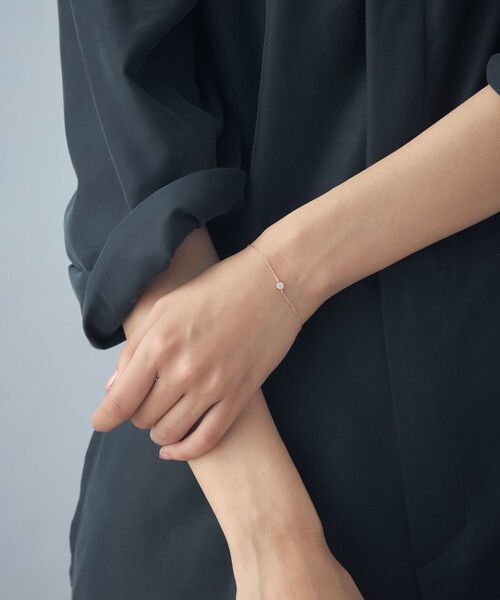 Jouete（ジュエッテ）の「[ミニマル] ジルコニア サークル ブレスレット（ブレスレット・レディース・プラチナム/イエローゴールド/ピンクゴールド・FREE）」の19枚目の写真