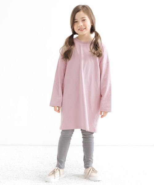 Bee des Bee（ビーデスビー）の「バックロゴワンピース（ワンピース・キッズ・ブルー/ブラウン/ブラック/ラベンダー/ホワイト/ミント/ブラック系その他/パープル系/グレー・110cm/120cm/140cm/150cm/130cm/160cm/100cm）」の18枚目の写真