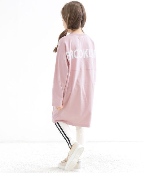 Bee des Bee（ビーデスビー）の「バックロゴワンピース（ワンピース・キッズ・ブルー/ブラウン/ブラック/ラベンダー/ホワイト/ミント/ブラック系その他/パープル系/グレー・110cm/120cm/140cm/150cm/130cm/160cm/100cm）」の19枚目の写真