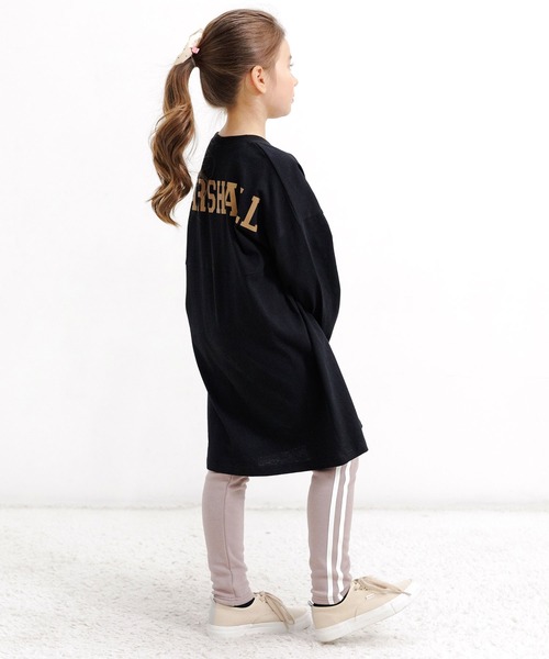 Bee des Bee（ビーデスビー）の「バックロゴワンピース（ワンピース・キッズ・ブルー/ブラウン/ブラック/ラベンダー/ホワイト/ミント/ブラック系その他/パープル系/グレー・110cm/120cm/140cm/150cm/130cm/160cm/100cm）」の12枚目の写真