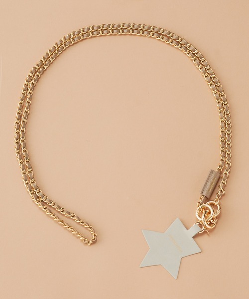 HASHIBAMI(ハシバミ)の「【HASHIBAMI】メテオールレザーモバイルストラップ HA-2209-409(スマホグッズ・レディース・グレイッシュベージュ/ブラック・FREE)」の13枚目の写真