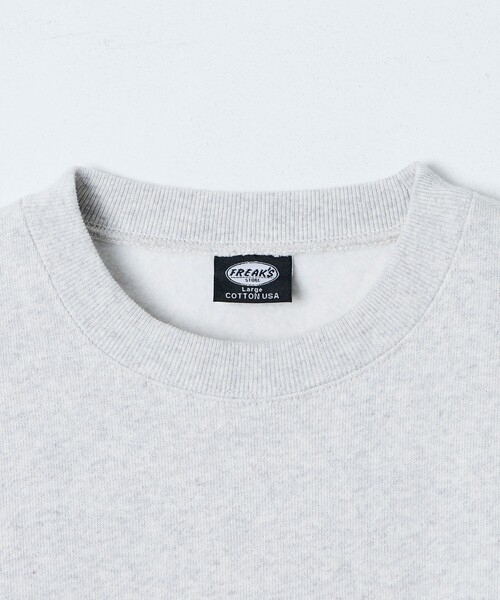 FREAK'S STORE（フリークスストア）の「限定展開 12oz ヘビーウェイト ビッグシルエット クルーネックスウェット（スウェット・メンズ・アッシュグレー/ブラック/ネイビー/オリーブ/ナチュラル/スミクロ/グレイッシュベージュ/ブルー・SMALL/MEDIUM/LARGE/X-LARGE）」の10枚目の写真