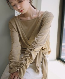 Kastane | 【Thank Mat'l./SET ITEM】カシュクールTOPS(Tシャツ/カットソー)