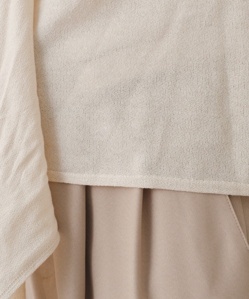 Kastane（カスタネ）の「【着回し可能/Thank Mat'l.】カシュクールTOPS（Tシャツ/カットソー・レディース・ベージュ/アイボリー/ブルー・FREE）」の20枚目の写真