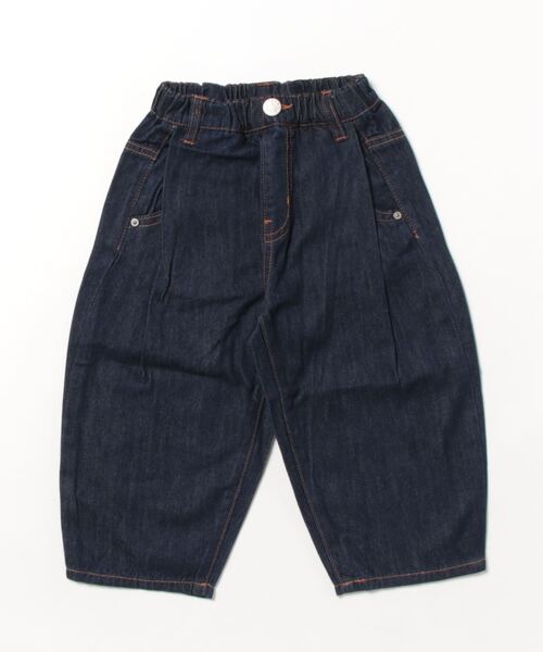 Ocean&Ground(オーシャン&グラウンド)の「ハイウエストデニムバルーンパンツ(80~140cm)(デニムパンツ・キッズ・ブラック/ダークブルー/ネイビー・100/140/120/110/130/90)」の12枚目の写真
