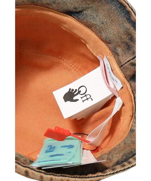 off white(オフホワイト)の「LAUNDRY LOGO HAT(ハット・レディース・オレンジ・ONE SIZE)」の6枚目の写真