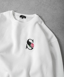 ZIP FIVE | シンプルロゴ刺繍ビッグシルエットスウェットトレーナー(スウェット)