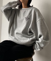 ZIP FIVE | シンプルロゴ刺繍ビッグシルエットスウェットトレーナー(スウェット)