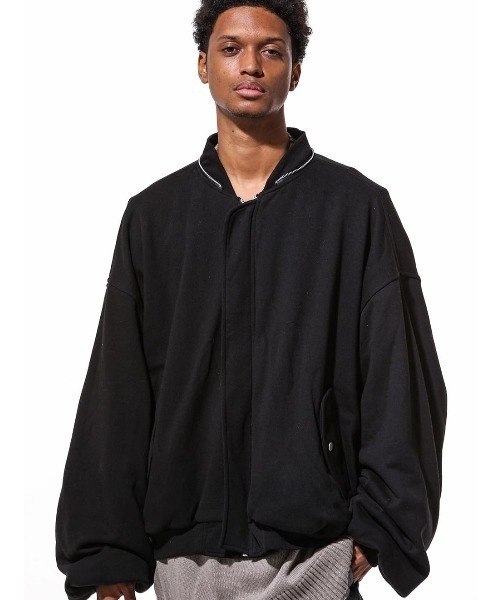 ROYAL FLASH（ロイヤルフラッシュ）の「A.F ARTEFACT/エーエフ・アーティファクト/MA-1 Sweat Blouson（MA-1・メンズ・ブラック・2/4）」の5枚目の写真