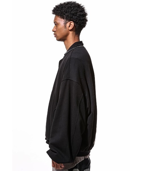 ROYAL FLASH（ロイヤルフラッシュ）の「A.F ARTEFACT/エーエフ・アーティファクト/MA-1 Sweat Blouson（MA-1・メンズ・ブラック・2/4）」の7枚目の写真