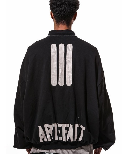 ROYAL FLASH（ロイヤルフラッシュ）の「A.F ARTEFACT/エーエフ・アーティファクト/MA-1 Sweat Blouson（MA-1・メンズ・ブラック・2/4）」の9枚目の写真