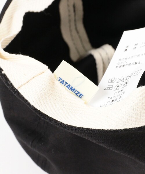 TATAMIZE（タタミゼ）の「TATAMIZE / LONG BILL CAP ロングビル キャップ（キャップ・レディース・ブラック・MEDIUM）」の6枚目の写真