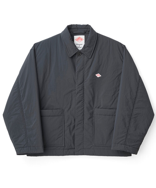DANTON（ダントン）の「WOMEN'S NYLON TAFFETA INSULATION COVERALLS（ブルゾン・レディース・チャコール/ネイビー/ベージュ・S/M）」の4枚目の写真