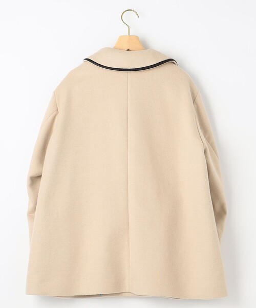 組曲L ダッフルコート7(未使用) 組曲（クミキョク）の「バイカラーダッフル ウールコート