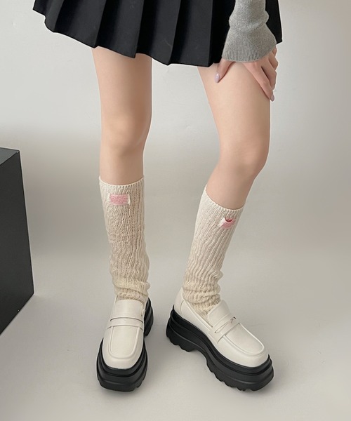 Shoes in Closet（シューズインクローゼット）の「厚底トリプルソール ボリューム コインローファー 6318/2447/2433（ローファー・レディース・その他/ブラック/ホワイト/ブラック系その他/ブラック×ホワイト/ダークブラウン・S/LL/L/M）」の15枚目の写真