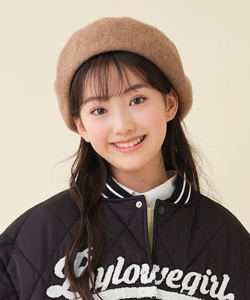 by LOVEiT（バイラビット）の「ベレー帽（ハンチング/ベレー帽・キッズ・モカ/ブラック/グレー・FREE）」の3枚目の写真
