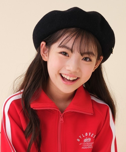 by LOVEiT（バイラビット）の「ベレー帽（ハンチング/ベレー帽・キッズ・モカ/ブラック/グレー・FREE）」の6枚目の写真