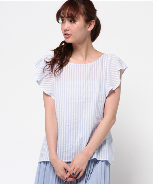 Chico（チコ）の「フリルチュニック（シャツ/ブラウス・レディース・ホワイト/カーキ/その他/その他18・FREE）」の14枚目の写真