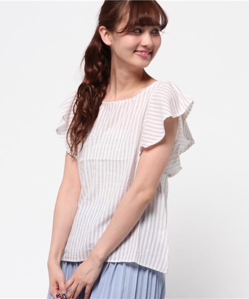 Chico（チコ）の「フリルチュニック（シャツ/ブラウス・レディース・ホワイト/カーキ/その他/その他18・FREE）」の17枚目の写真