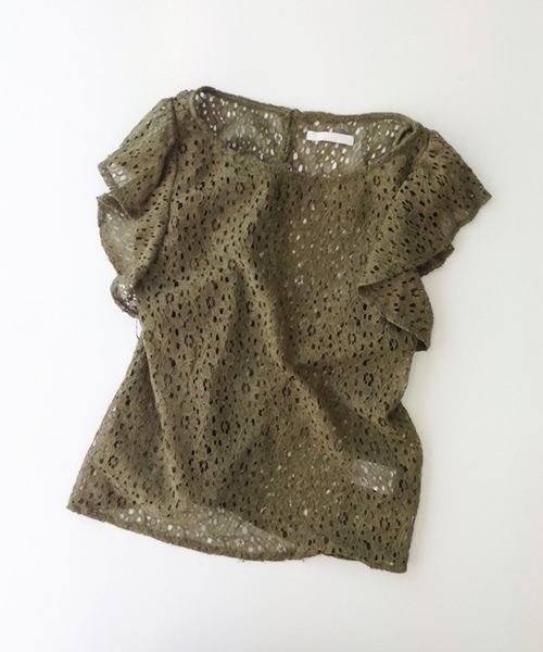 Chico（チコ）の「フリルチュニック（シャツ/ブラウス・レディース・ホワイト/カーキ/その他/その他18・FREE）」の18枚目の写真