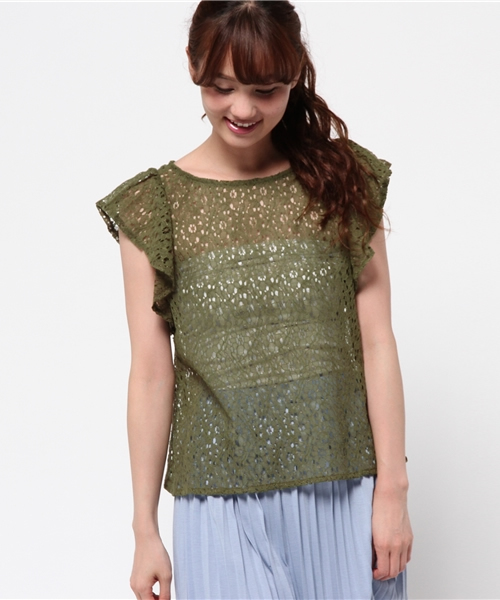 Chico（チコ）の「フリルチュニック（シャツ/ブラウス・レディース・ホワイト/カーキ/その他/その他18・FREE）」の20枚目の写真