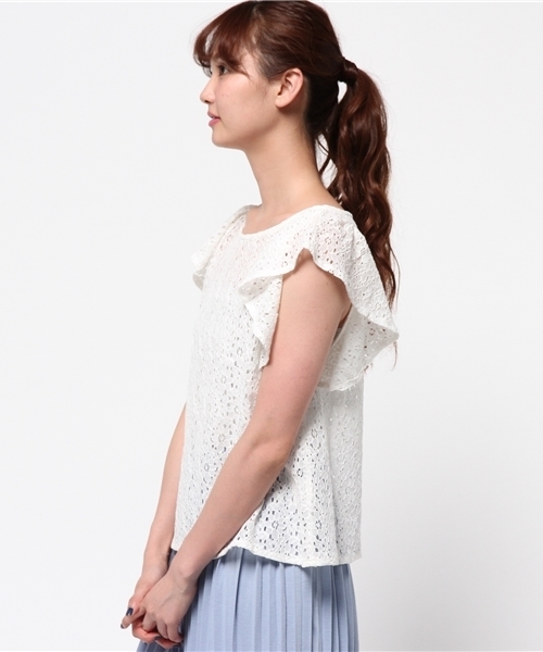 Chico（チコ）の「フリルチュニック（シャツ/ブラウス・レディース・ホワイト/カーキ/その他/その他18・FREE）」の16枚目の写真