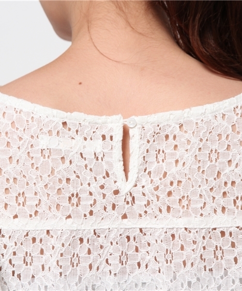 Chico（チコ）の「フリルチュニック（シャツ/ブラウス・レディース・ホワイト/カーキ/その他/その他18・FREE）」の9枚目の写真