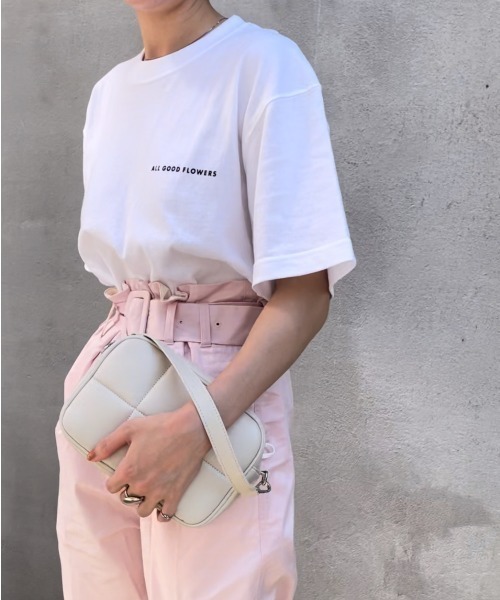 Actually(アクチュアリー)の「3WAY フェイクレザー キルトショルダーバッグ(ショルダーバッグ・レディース・グリーン/ブラック/アイボリー・フリー)」の4枚目の写真