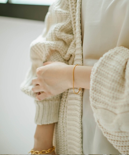 Ops.（オプス）の「ブレスレット レディース シルバー925 ゴールド 金属アレルギー対応【VENEC ベネック】（ブレスレット・レディース・シルバー/イエローゴールド・ONE SIZE）」の11枚目の写真