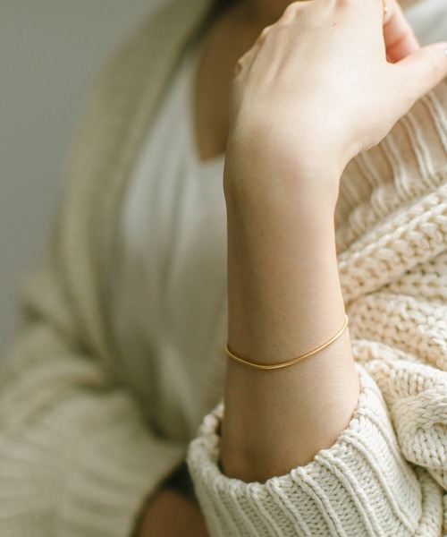 Ops.（オプス）の「ブレスレット レディース シルバー925 ゴールド 金属アレルギー対応【VENEC ベネック】（ブレスレット・レディース・シルバー/イエローゴールド・ONE SIZE）」の12枚目の写真