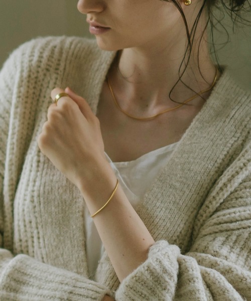 Ops.（オプス）の「ブレスレット レディース シルバー925 ゴールド 金属アレルギー対応【VENEC ベネック】（ブレスレット・レディース・シルバー/イエローゴールド・ONE SIZE）」の14枚目の写真