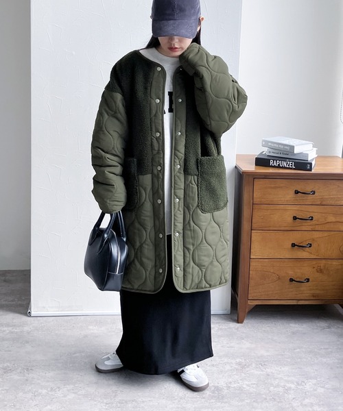 セール】ボンディングリブニットロングスカート（スカート）｜reca