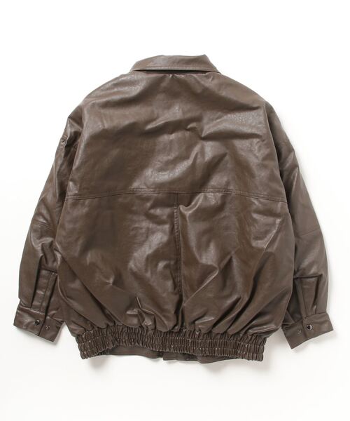 FUNALIVE(ファンアライブ)の「ヴィンテージライク A-2ジャケット(ブルゾン・メンズ・ブラウン/ブラック・L/XL/M)」の3枚目の写真