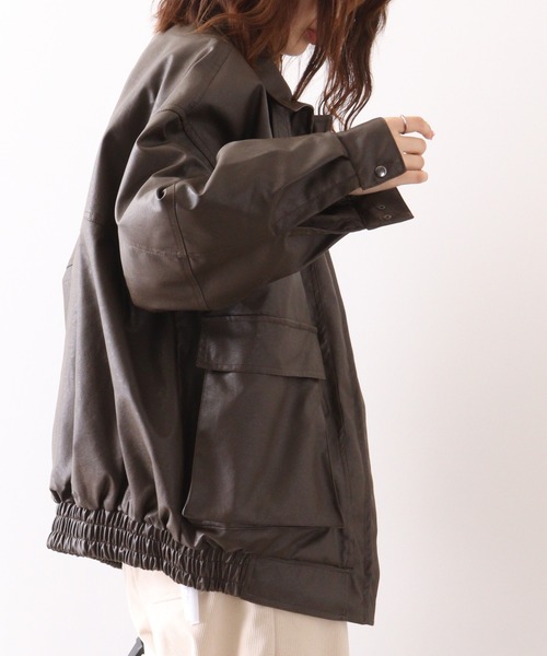 FUNALIVE(ファンアライブ)の「ヴィンテージライク A-2ジャケット(ブルゾン・メンズ・ブラウン/ブラック・L/XL/M)」の13枚目の写真