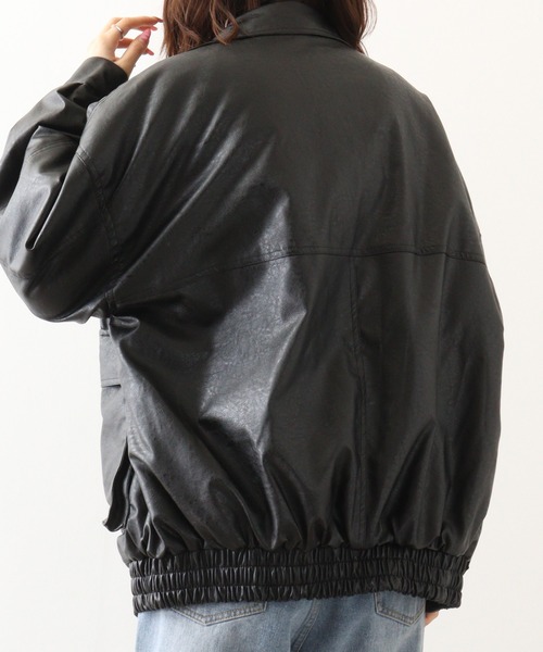 FUNALIVE(ファンアライブ)の「ヴィンテージライク A-2ジャケット(ブルゾン・メンズ・ブラウン/ブラック・L/XL/M)」の9枚目の写真