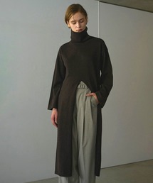 FRONT SLIT TUNIC KNIT