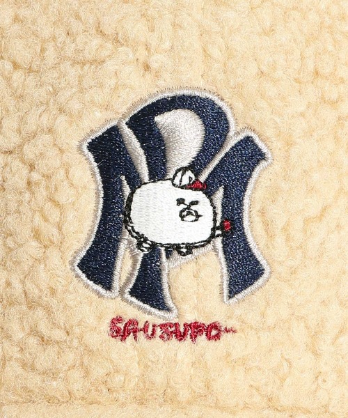 ScoLar(スカラー)の「633303:パリティのいぬ刺繍 ボアキャップ(キャップ・レディース・アイボリー/ブラウン/ブラック・FREE)」の10枚目の写真